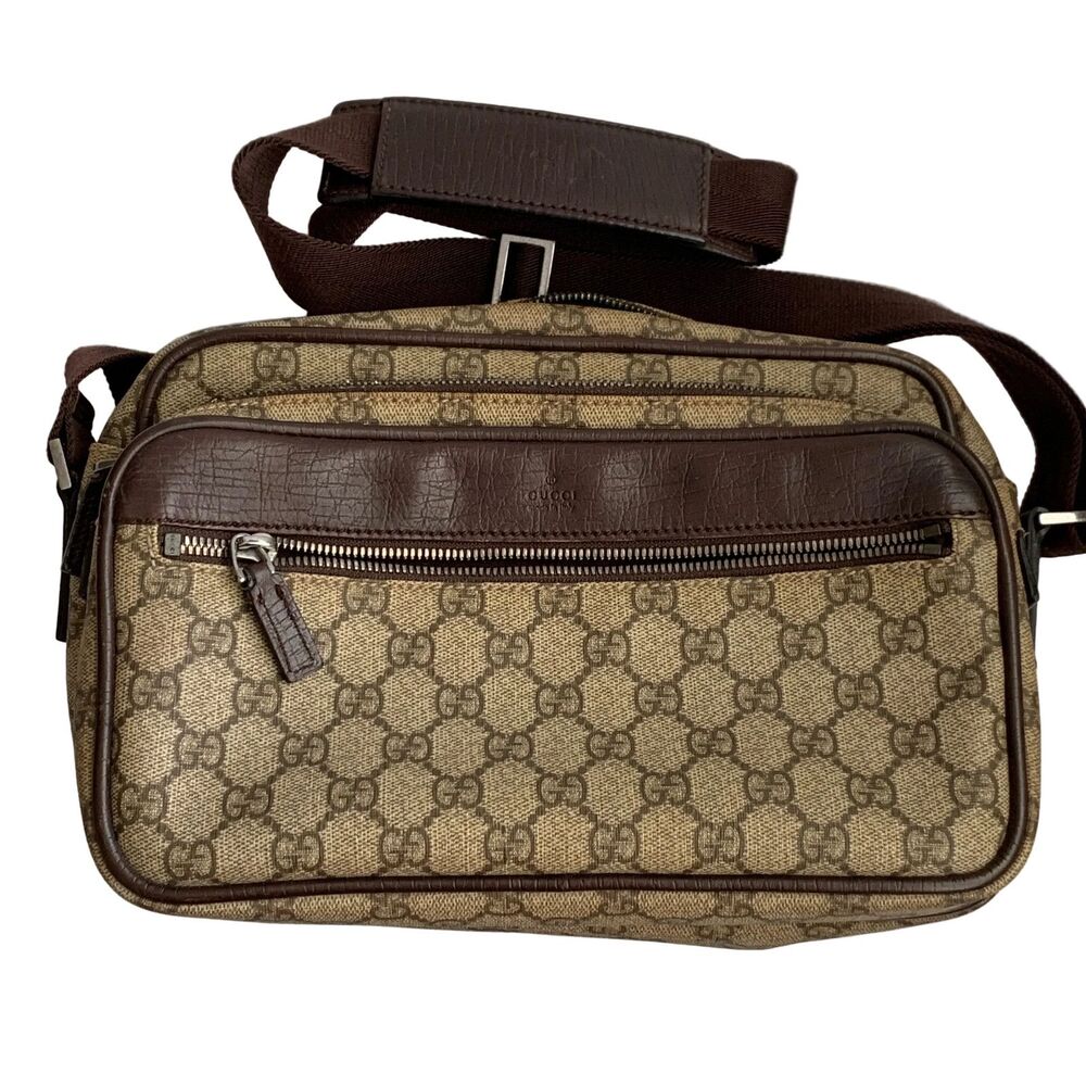 Gucci GG Supreme unisex crossbody bag authentic with COA - Picture 1 of 6